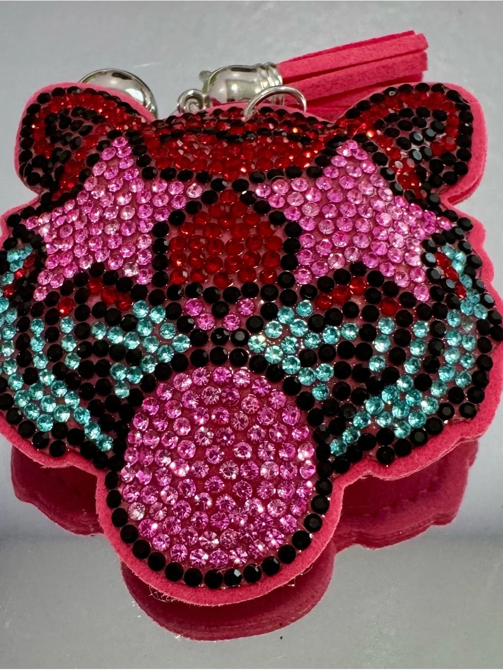New Pink Dopamine Tiger keychain/Bag Charm